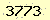 請輸入此驗證碼 : 3773