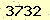 請輸入此驗證碼 : 3732