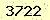 請輸入此驗證碼 : 3722