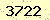 請輸入此驗證碼 : 3722