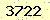 請輸入此驗證碼 : 3722