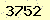 請輸入此驗證碼 : 3752