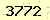 請輸入此驗證碼 : 3772