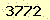請輸入此驗證碼 : 3772