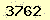 請輸入此驗證碼 : 3762