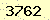 請輸入此驗證碼 : 3762