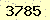 請輸入此驗證碼 : 3785