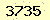 請輸入此驗證碼 : 3735