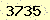 請輸入此驗證碼 : 3735