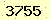 請輸入此驗證碼 : 3755