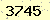 請輸入此驗證碼 : 3745