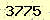 請輸入此驗證碼 : 3775