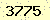 請輸入此驗證碼 : 3775