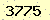 請輸入此驗證碼 : 3775