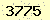 請輸入此驗證碼 : 3775
