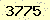 請輸入此驗證碼 : 3775