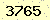請輸入此驗證碼 : 3765
