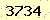 請輸入此驗證碼 : 3734