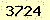 請輸入此驗證碼 : 3724