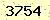 請輸入此驗證碼 : 3754