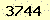 請輸入此驗證碼 : 3744