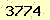 請輸入此驗證碼 : 3774
