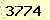 請輸入此驗證碼 : 3774