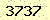 請輸入此驗證碼 : 3737