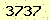 請輸入此驗證碼 : 3737