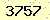 請輸入此驗證碼 : 3757