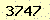請輸入此驗證碼 : 3747