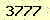 請輸入此驗證碼 : 3777