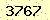 請輸入此驗證碼 : 3767