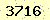 請輸入此驗證碼 : 3716