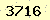 請輸入此驗證碼 : 3716