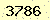 請輸入此驗證碼 : 3786