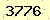 請輸入此驗證碼 : 3776
