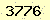 請輸入此驗證碼 : 3776
