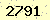 請輸入此驗證碼 : 2791