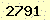 請輸入此驗證碼 : 2791