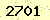 請輸入此驗證碼 : 2701
