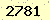 請輸入此驗證碼 : 2781