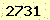 請輸入此驗證碼 : 2731