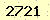 請輸入此驗證碼 : 2721