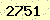 請輸入此驗證碼 : 2751