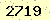 請輸入此驗證碼 : 2719