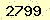 請輸入此驗證碼 : 2799