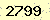 請輸入此驗證碼 : 2799