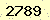 請輸入此驗證碼 : 2789