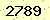 請輸入此驗證碼 : 2789